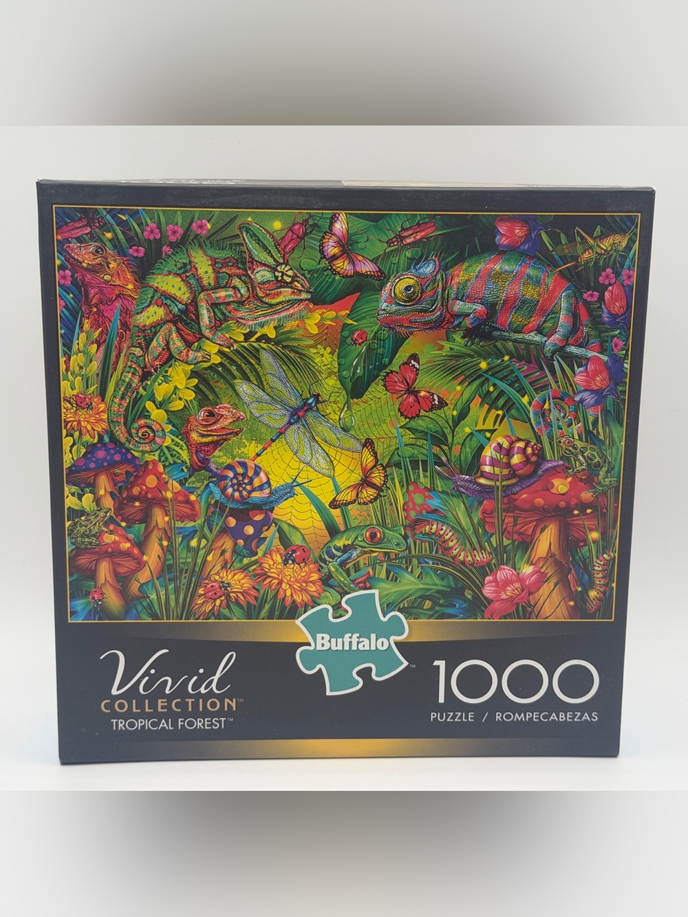 Buffalo Games Vivid Collection Tropical Forest Jigsaw Puzzle - Complete Set